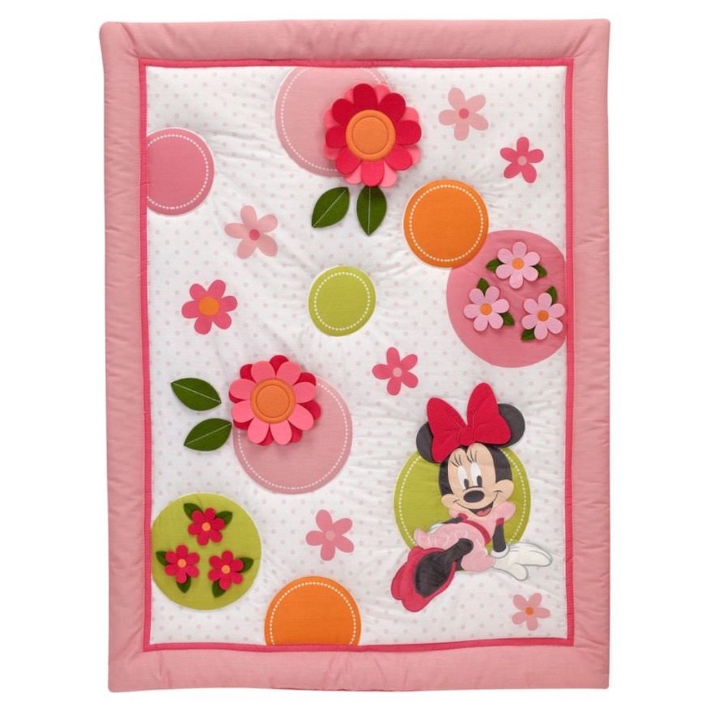 Disney Baby Minnie Mouse Petals Perfect 9-pc. Crib Bedding Set - Picture 3 of 16